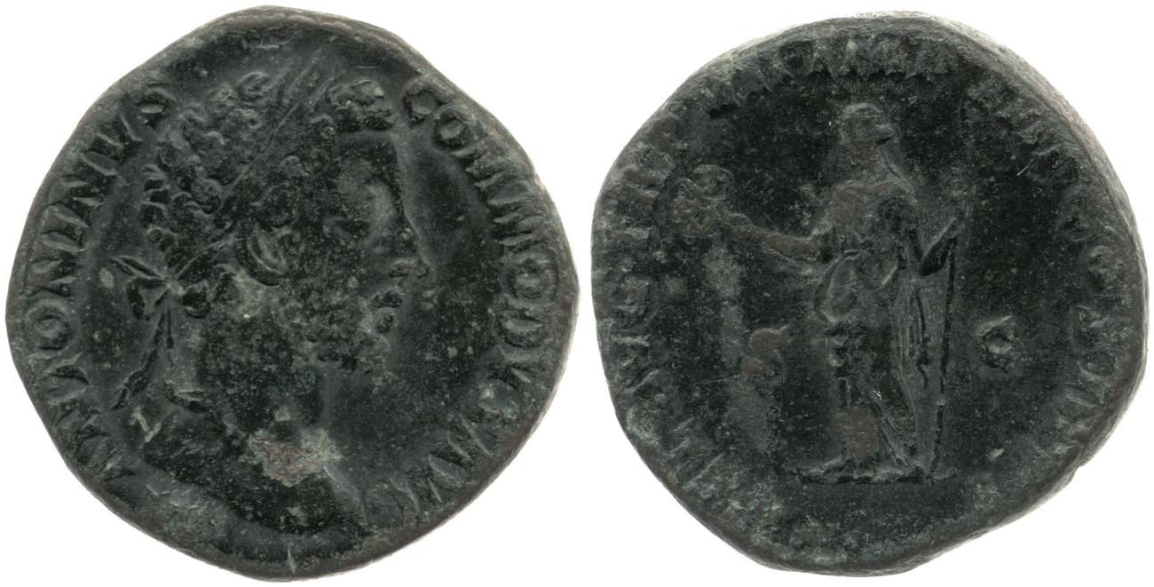 аверс RIC III Commodus 327
