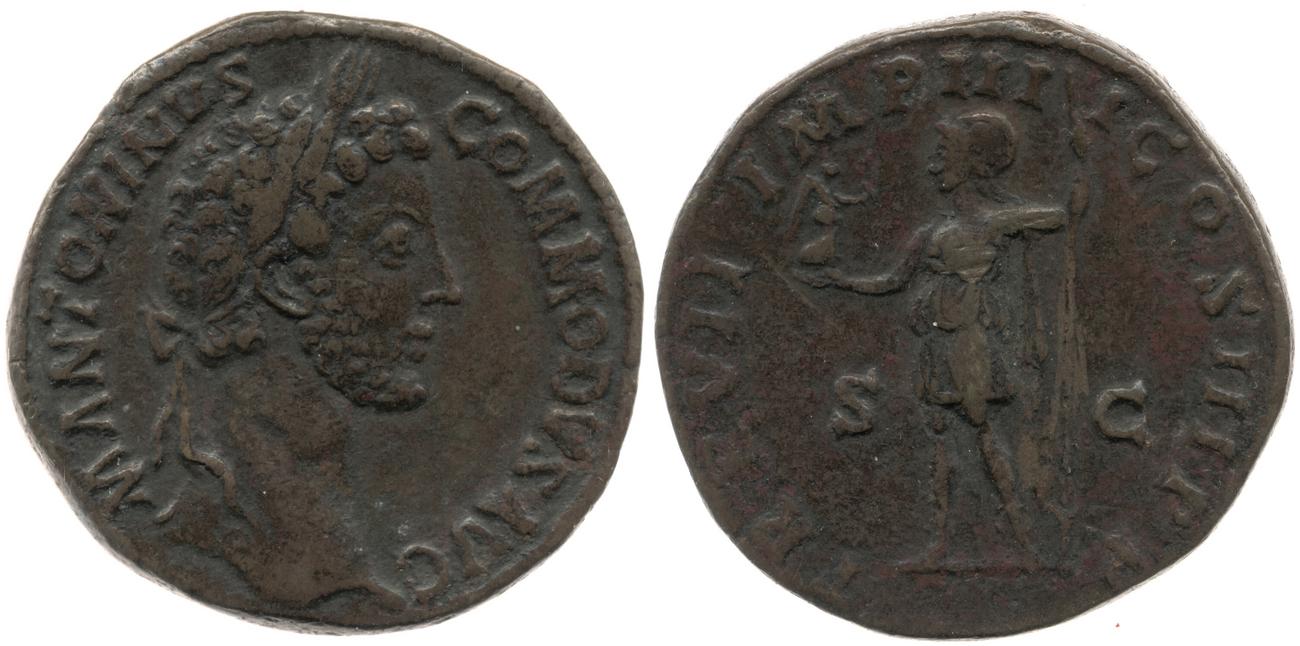 RIC III Commodus 324, аверс, bm