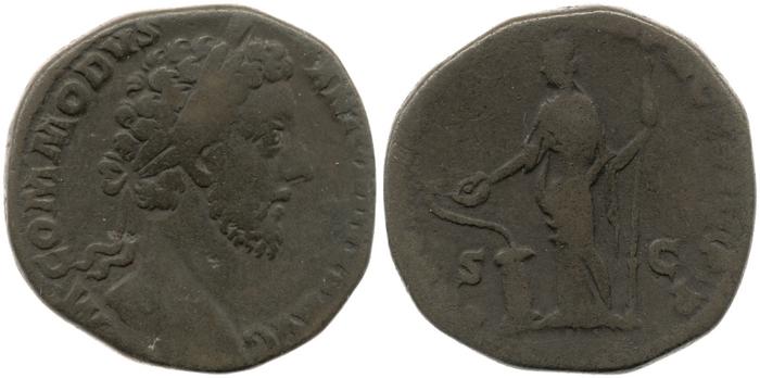 RIC III Commodus 356, реверс, bm