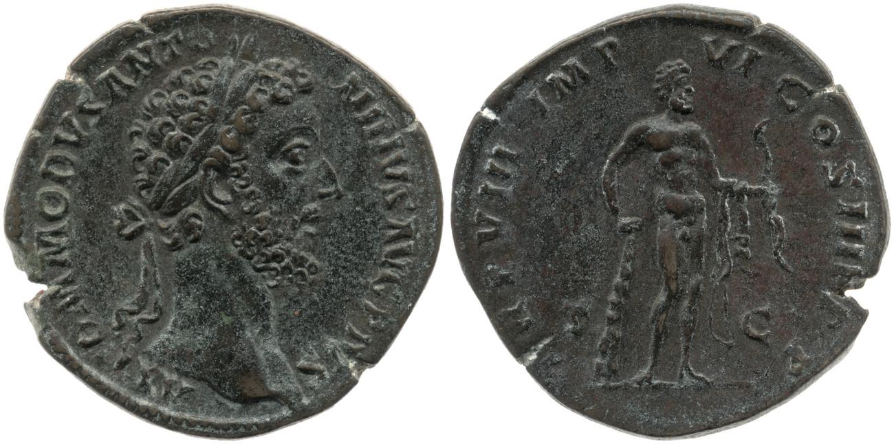 аверс RIC III Commodus 365