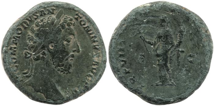 RIC III Commodus 370, реверс, bm