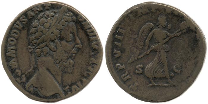 RIC III Commodus 374, реверс, Британский музей