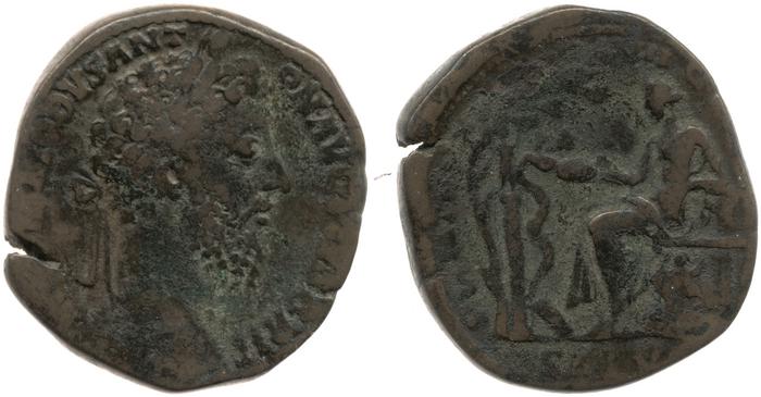 RIC III Commodus 450, реверс, Британский музей