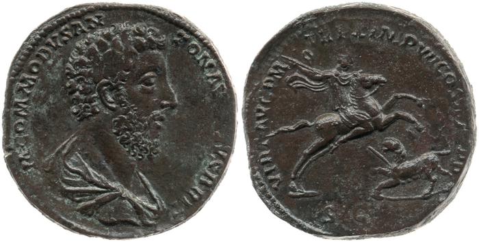 RIC III Commodus 453B, реверс, Британский музей