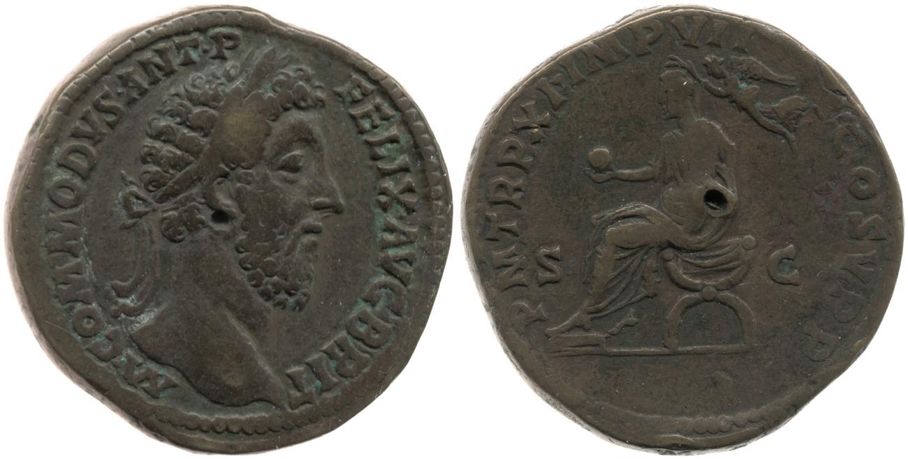аверс RIC III Commodus 463