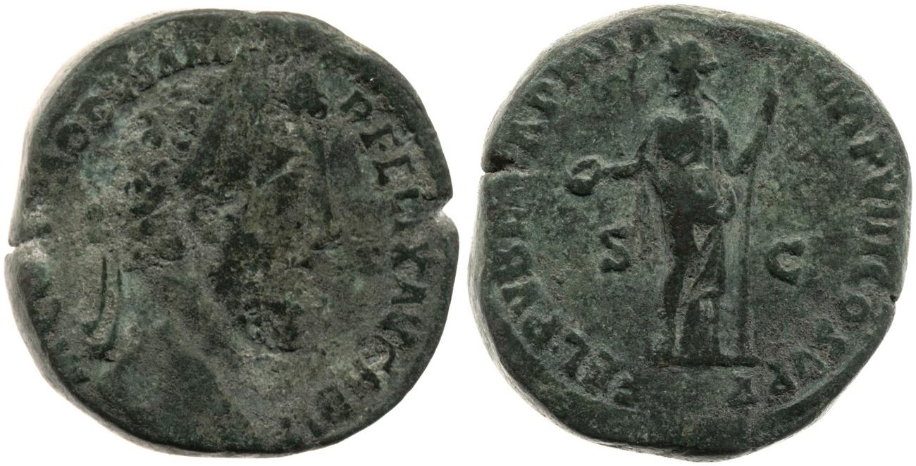 аверс RIC III Commodus 495