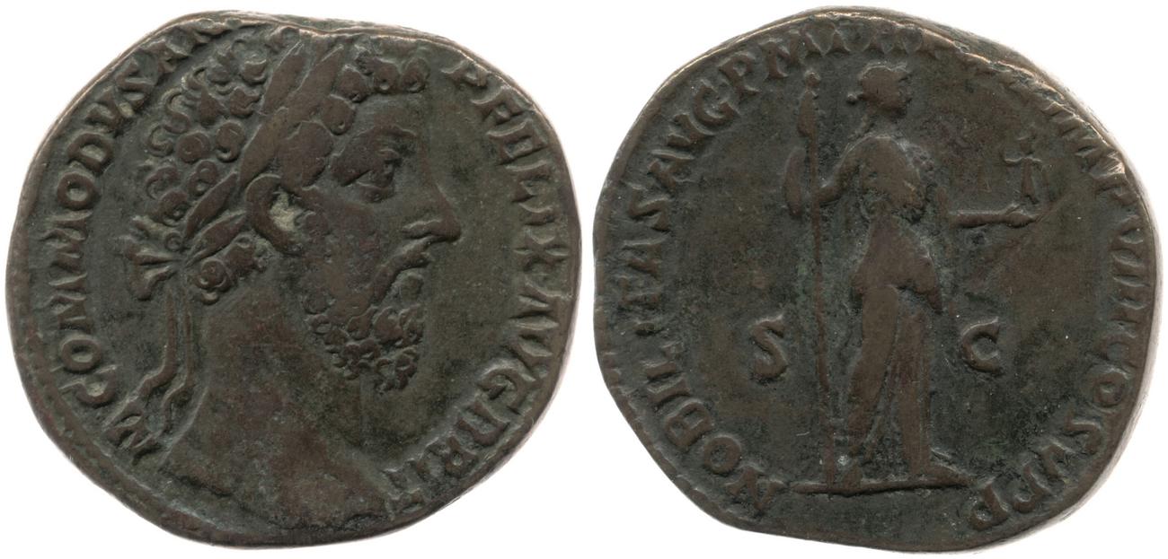 RIC III Commodus 501, аверс, bm