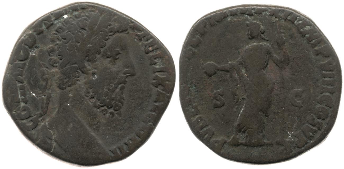 RIC III Commodus 503, аверс, bm