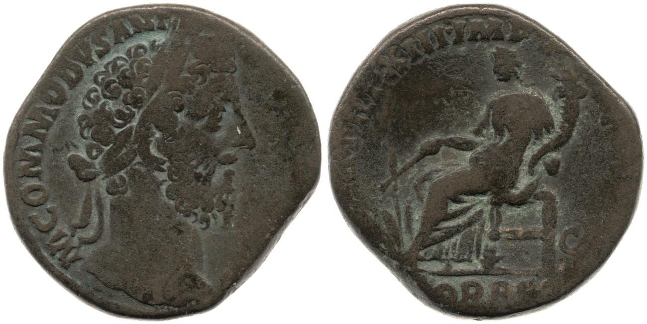 RIC III Commodus 513, аверс, bm