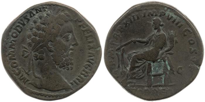 RIC III Commodus 513, реверс, bm