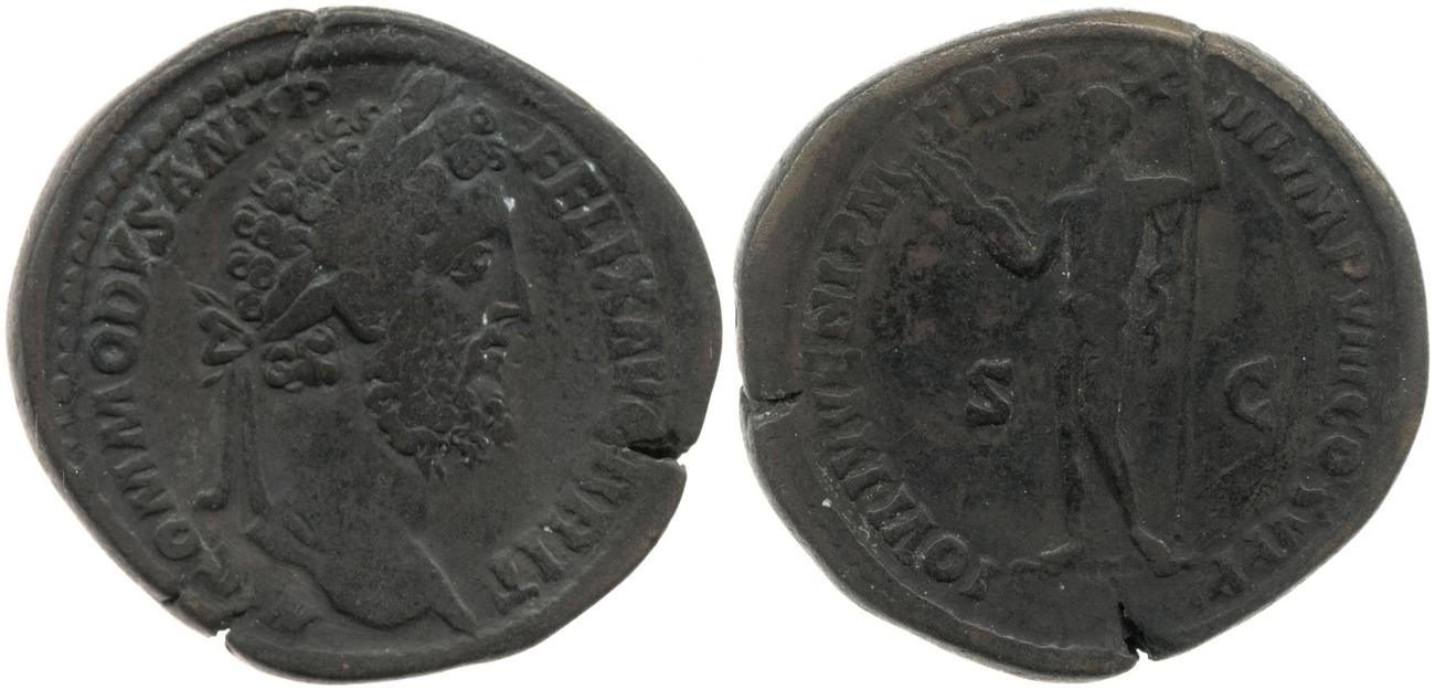 RIC III Commodus 525, аверс, bm