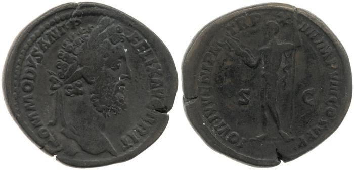 RIC III Commodus 525, реверс, bm