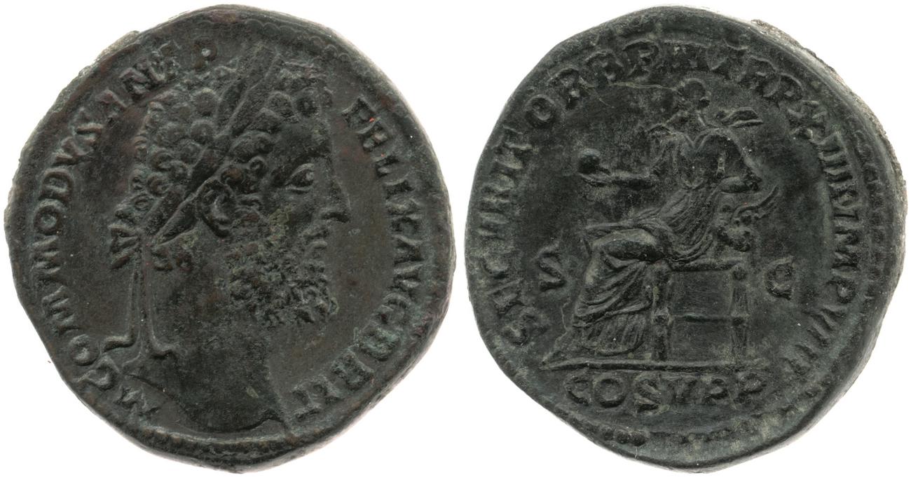 аверс RIC III Commodus 529
