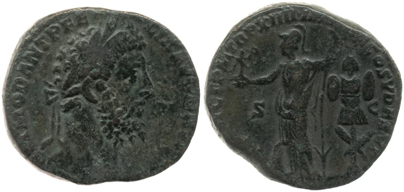 RIC III Commodus 544, аверс, Британский музей
