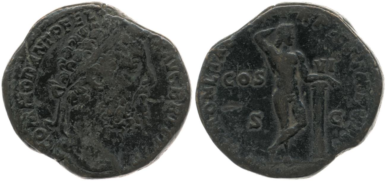 RIC III Commodus 559, аверс, bm