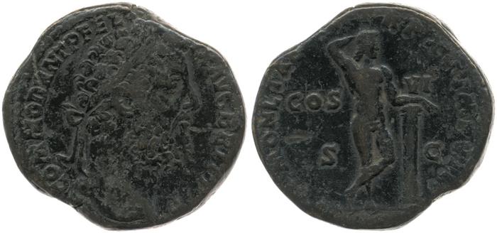 RIC III Commodus 559, реверс, bm
