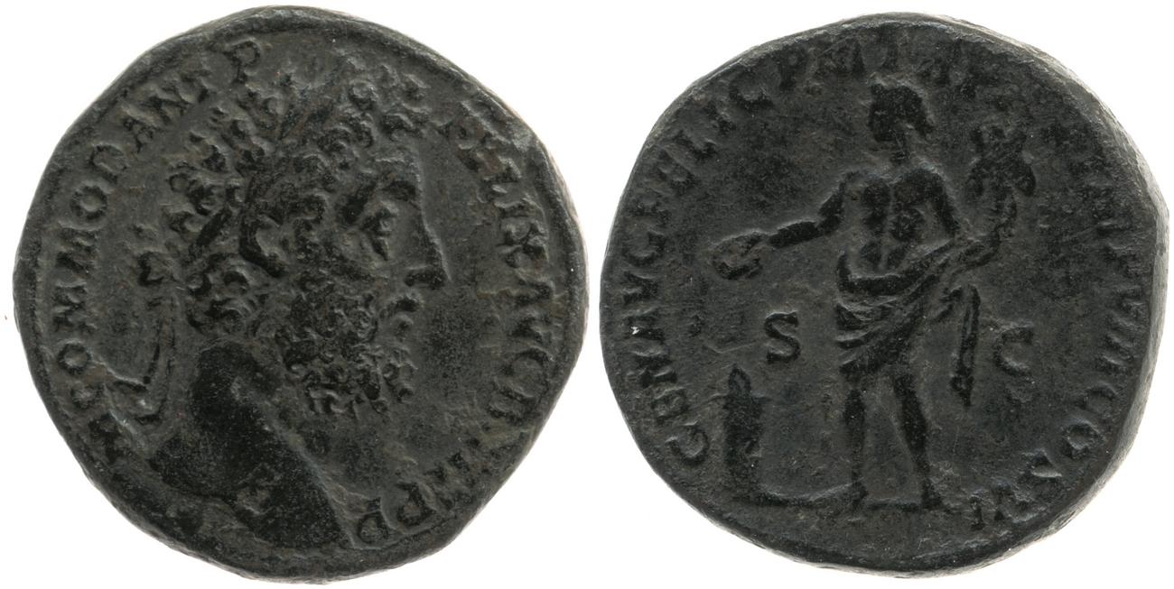 аверс RIC III Commodus 561