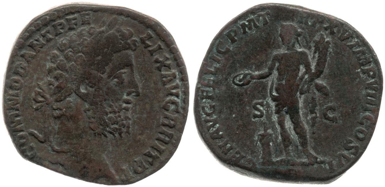 RIC III Commodus 561, аверс, bm