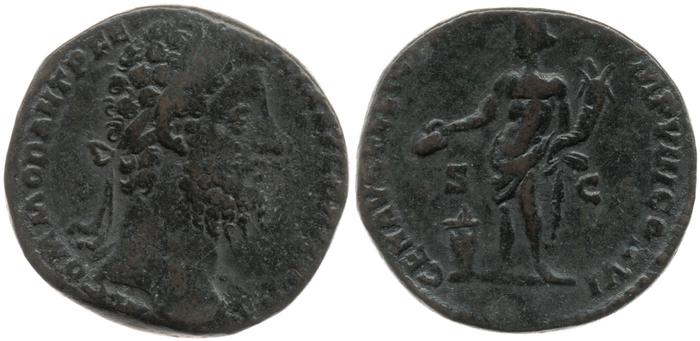 RIC III Commodus 561, реверс, bm