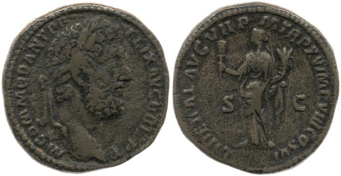 RIC III Commodus 563, реверс, bm