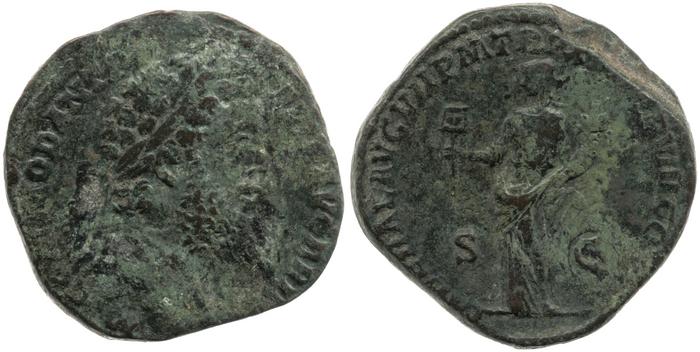 RIC III Commodus 563, реверс, bm
