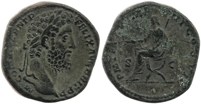 RIC III Commodus 557, реверс, bm