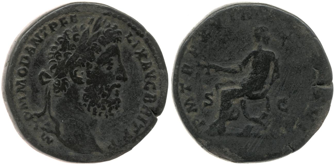 аверс RIC III Commodus 557