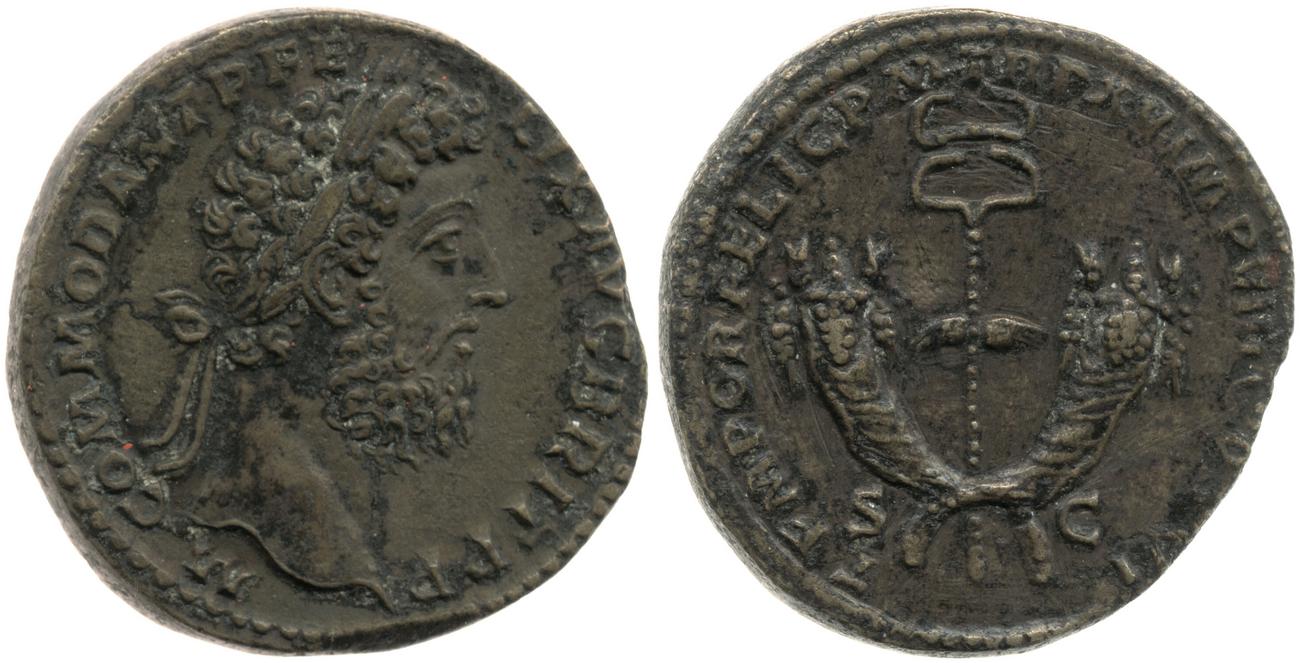аверс RIC III Commodus 566