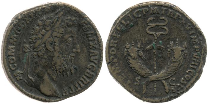 RIC III Commodus 566, реверс, bm