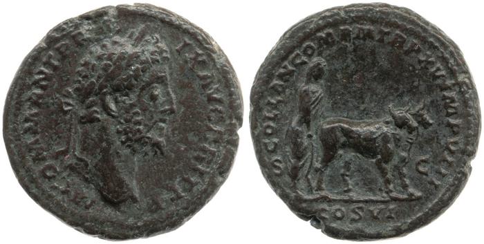 RIC III Commodus 570, реверс, bm