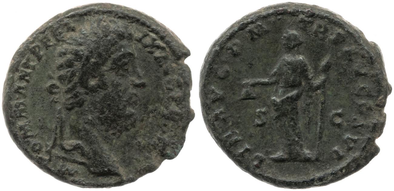 аверс RIC III Commodus 571