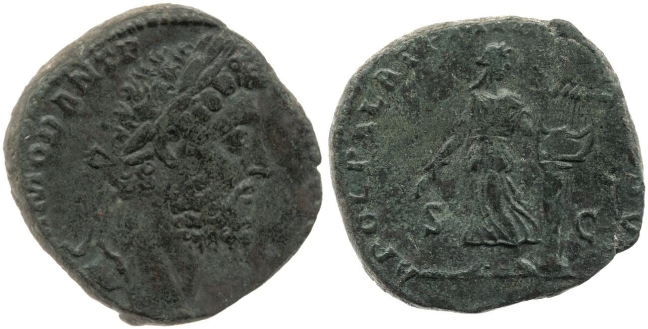 RIC III Commodus 578, аверс, bm