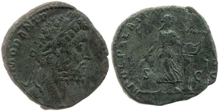 RIC III Commodus 578, реверс, bm