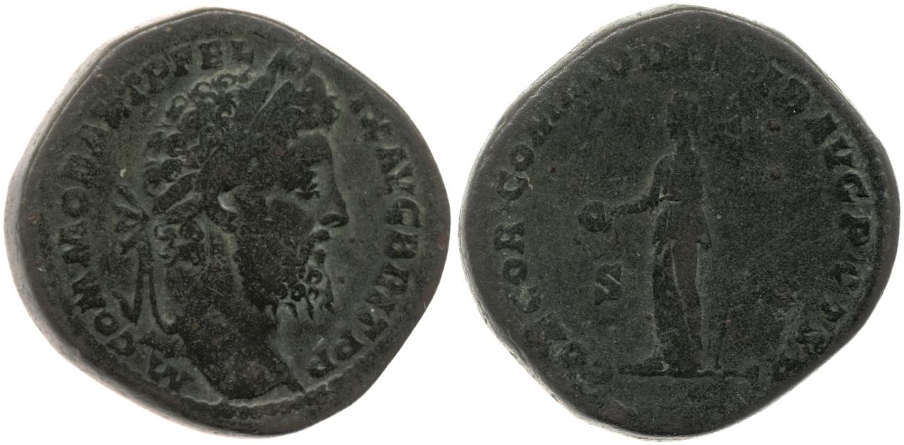 аверс RIC III Commodus 579