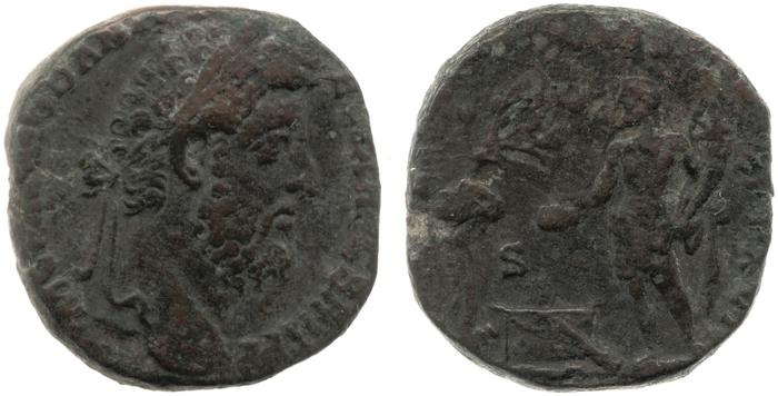 RIC III Commodus 581, реверс, bm