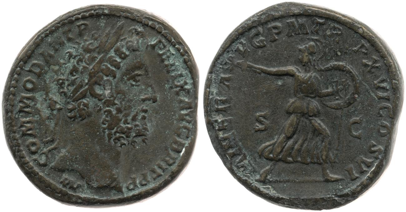 аверс RIC III Commodus 582