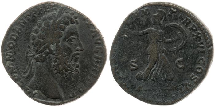 RIC III Commodus 582, реверс, bm