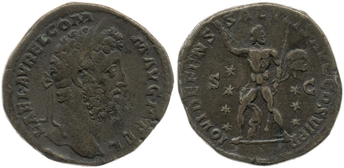 аверс RIC III Commodus 597
