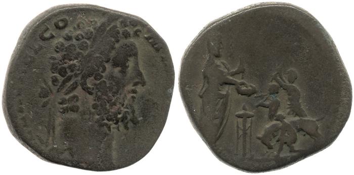 RIC III Commodus 603, реверс, bm