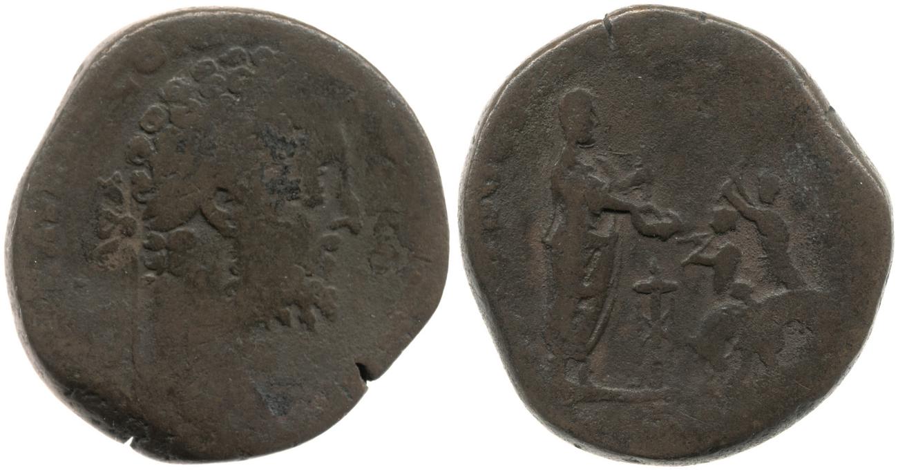 RIC III Commodus 603, аверс, bm