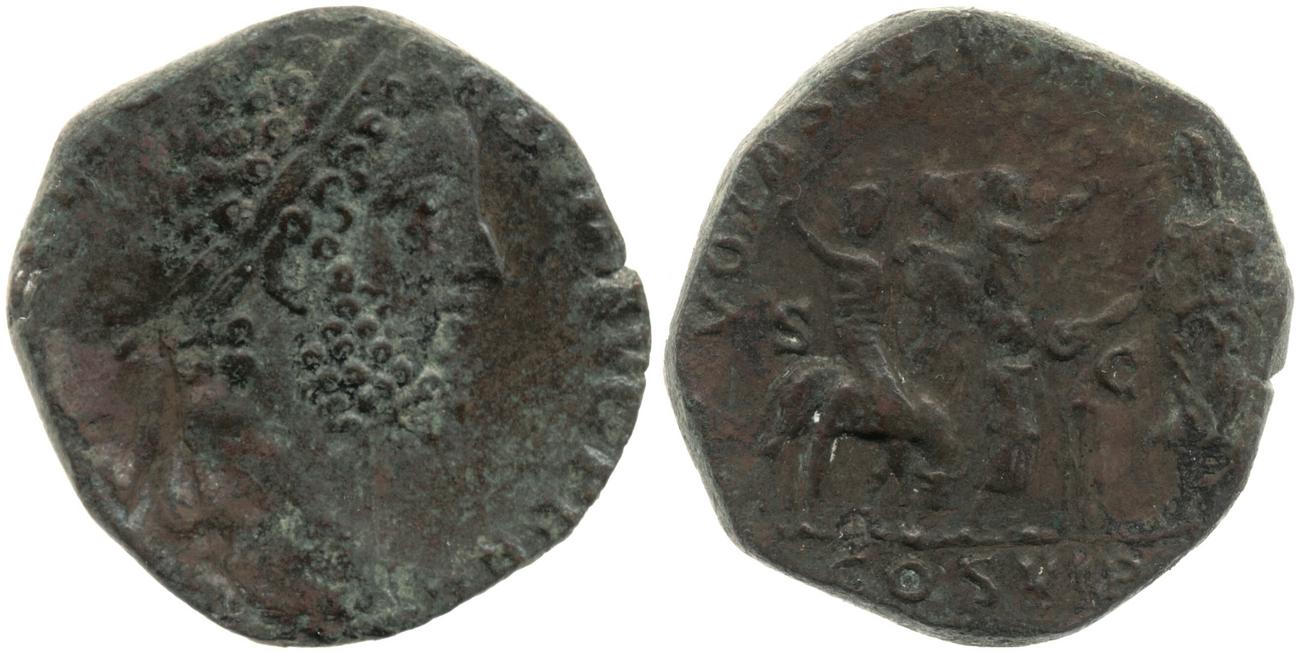 RIC III Commodus 602, аверс, bm
