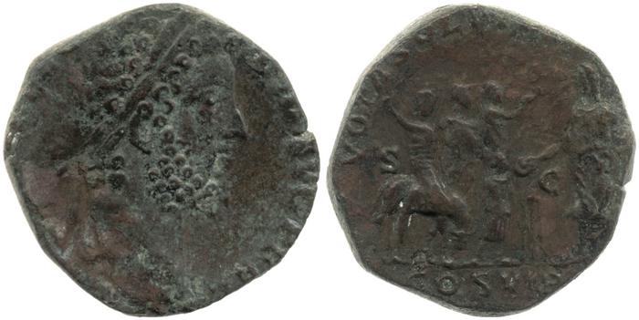RIC III Commodus 602, реверс, bm