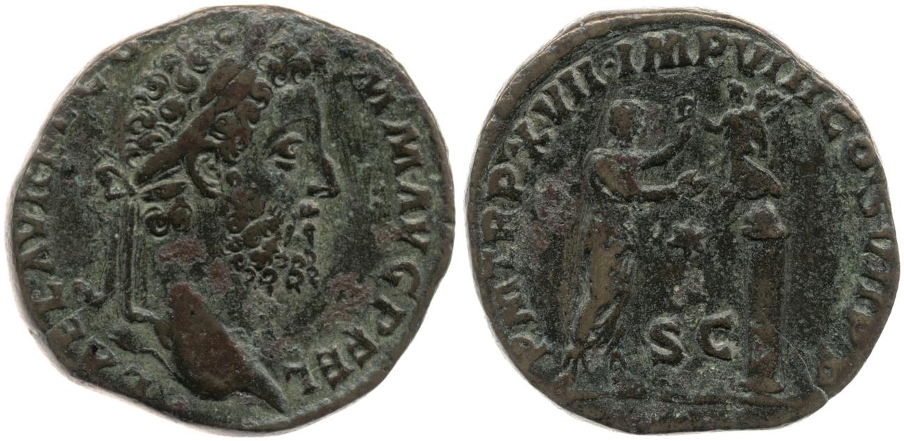 RIC III Commodus 613, аверс, bm