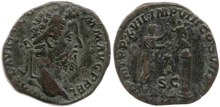 RIC III Commodus 613, реверс, bm