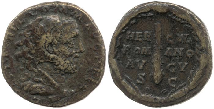 RIC III Commodus 637, реверс, bm