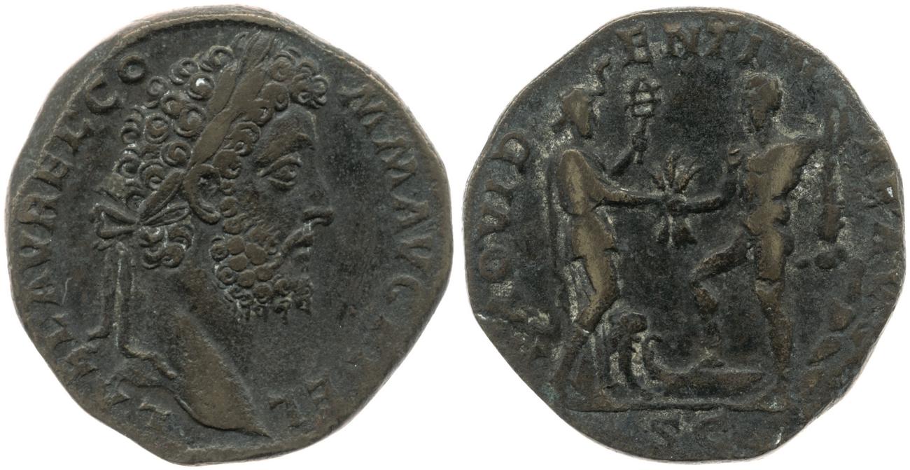 RIC III Commodus 641, аверс, bm