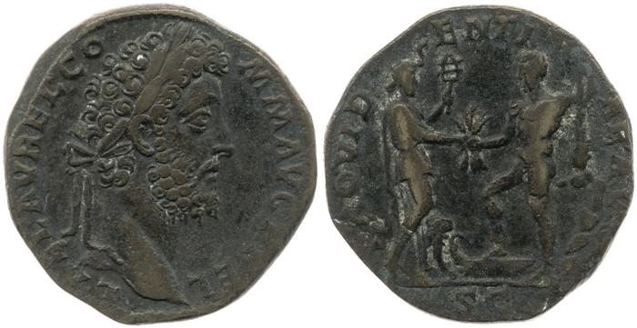 RIC III Commodus 641, реверс, bm