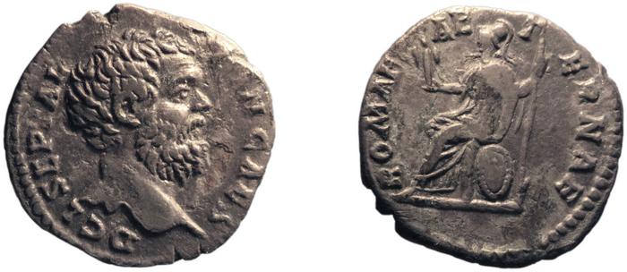 RIC IV Clodius Albinus 11A, реверс, bm