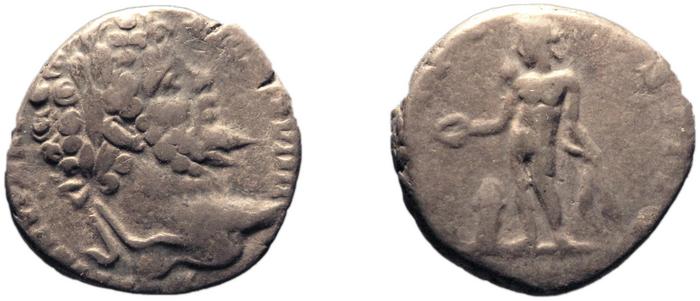 RIC IV Septimius Severus 105, реверс, bm