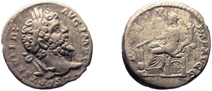 RIC IV Septimius Severus 110, реверс, bm